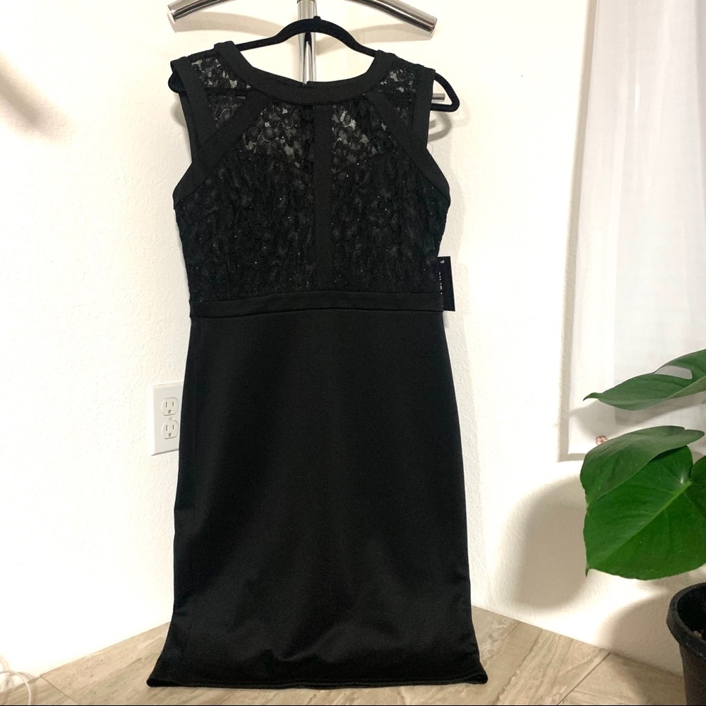 En Focus Lace Cocktail Dress